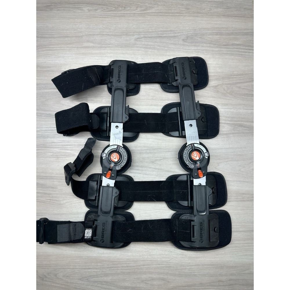 Breg T Scope Premier Post-Op Hinged Knee Brace Adjustable ROM Padded Support